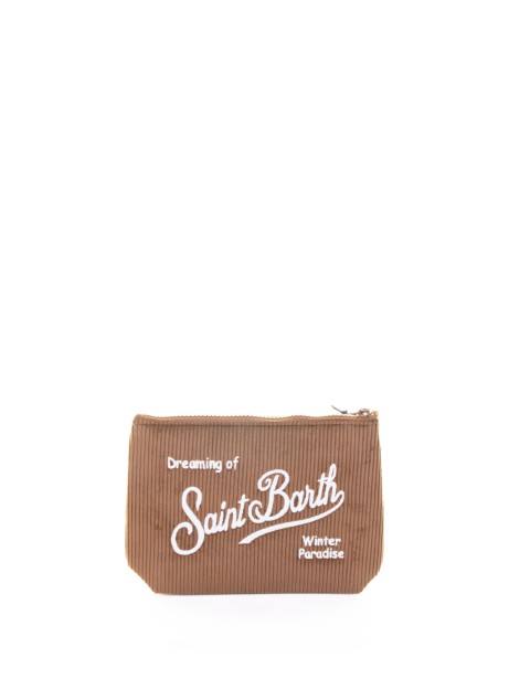 Pochette Aline a coste marrone Pochette Aline a coste marrone