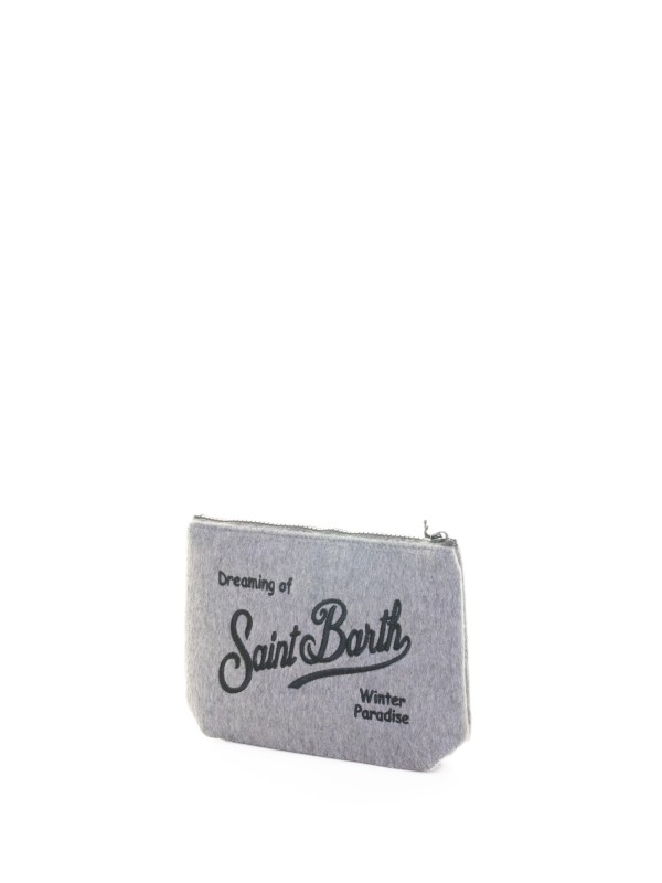 Pochette Aline feltro grigio