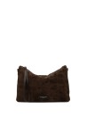 Pochette Nora in pelle scamosciata effetto cocco