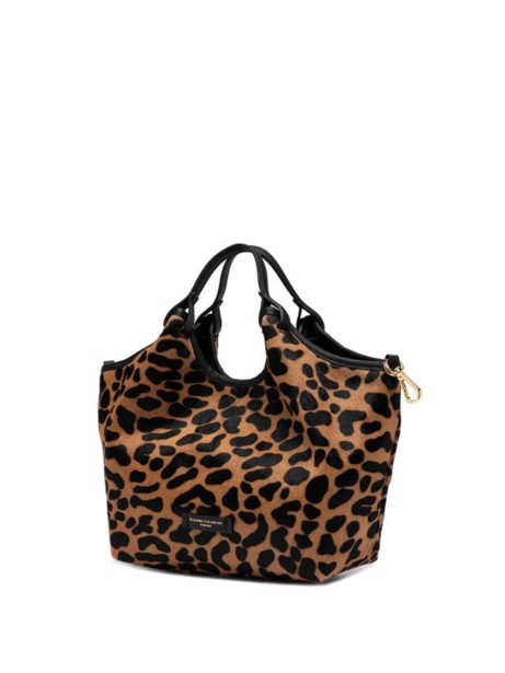 Borsa doppiomanico Dua in pelle effetto cavallino 2