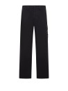 Pantalone nero con patch logo