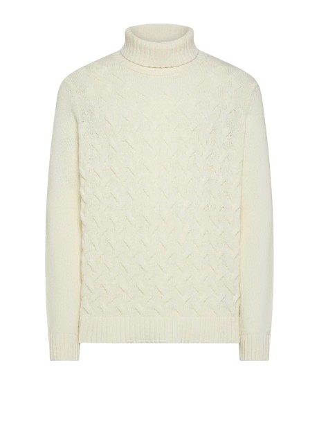 Dolcevita panna uomo motivo intreccio