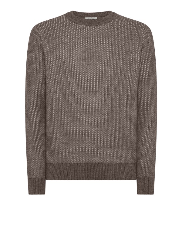 Maglia girocollo fango uomo