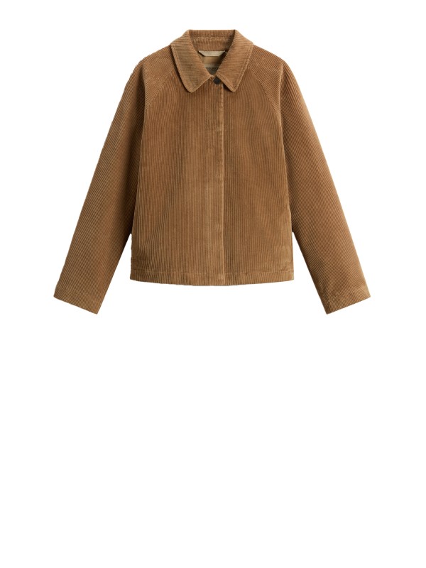 Giacca in velluto a coste con colletto