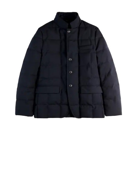 Piumino blu navy uomo con bottoni