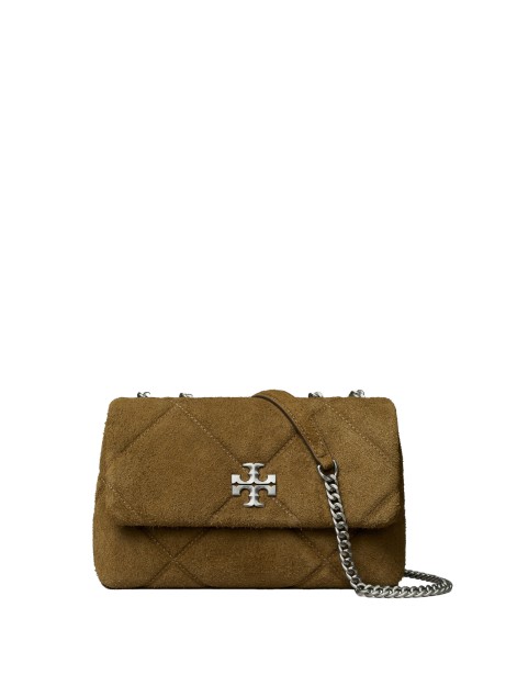 Borsa a tracolla Small Kira Diamond in suede
