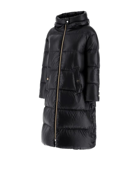 Parka in nylon ultralight con cappuccio e chiusura a doppio cursore 2