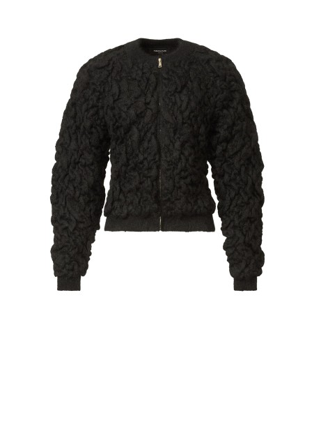 Bomber in mohair