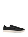Sneaker nera uomo con logo