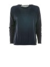 Maglia girocollo blu notte