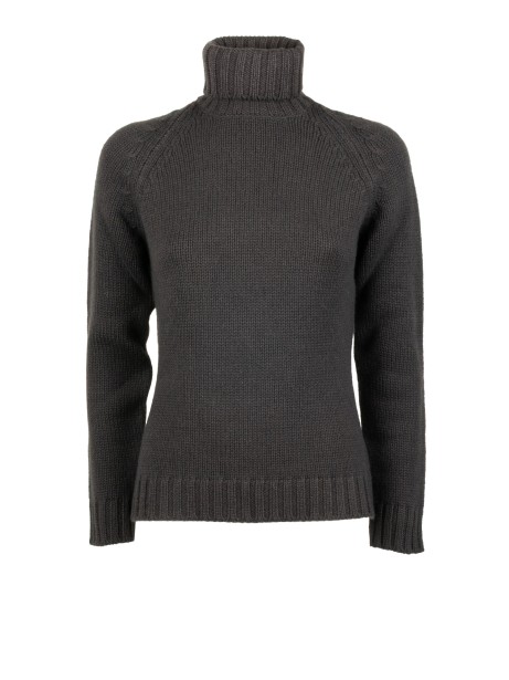 Women's Dark Brown Turtleneck