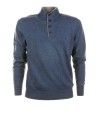 Men's Blue Turtleneck