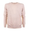 Men's Beige Crew Neck Sweater
