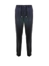 Pantalone uomo blu navy con coulisse