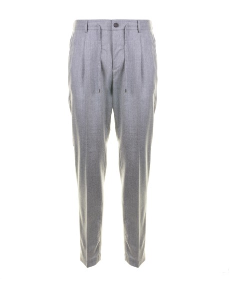 Pantalone uomo grigio con coulisse