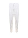 Pantalone uomo bianco con coulisse