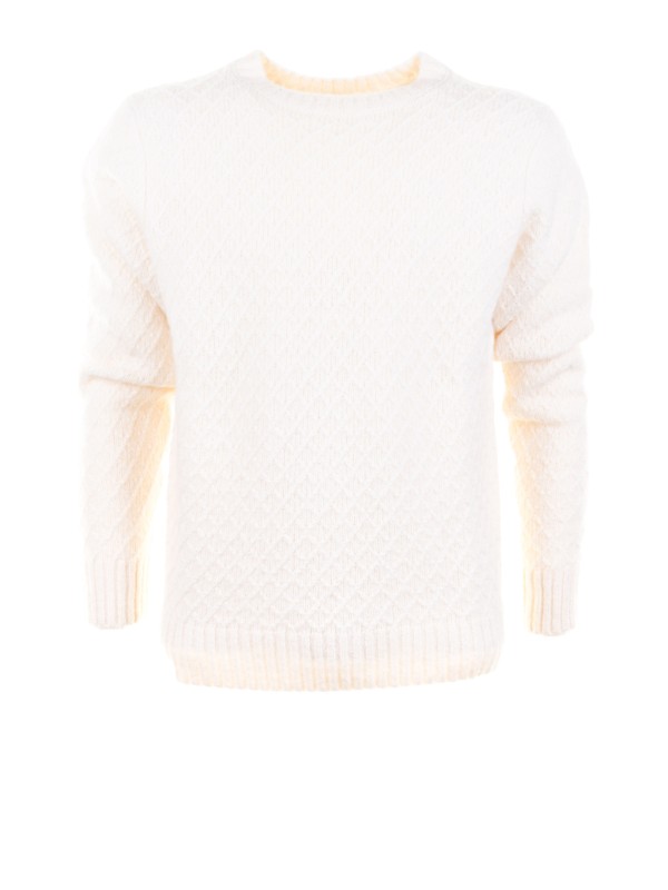 Maglia girocollo bianco