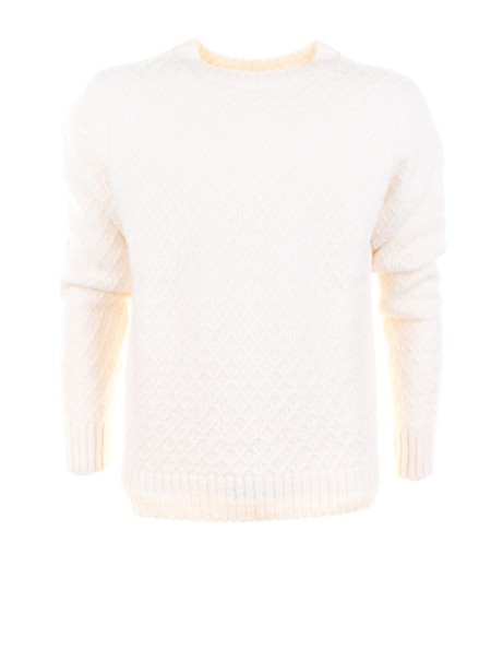 Maglia girocollo bianco