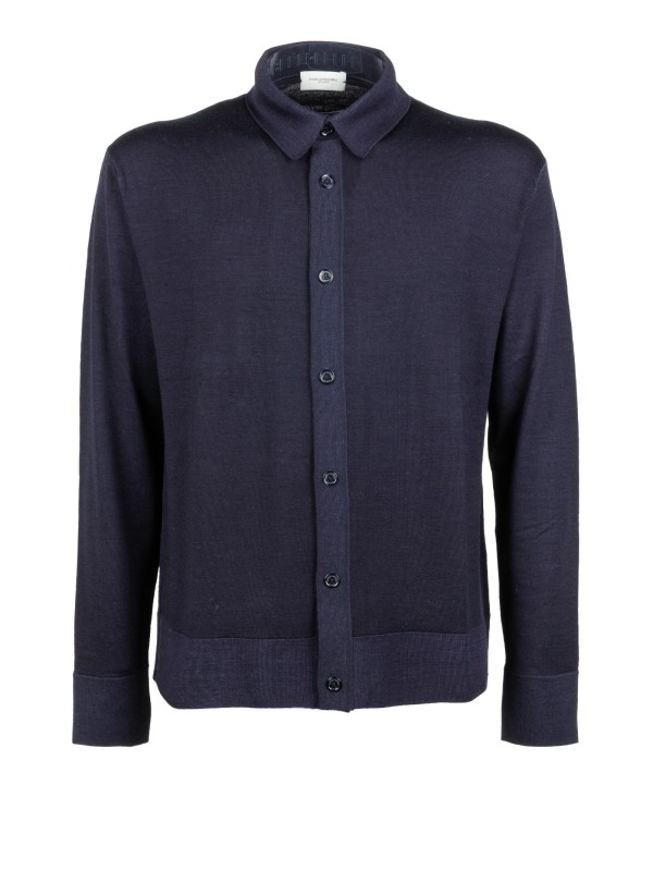 Camicia blu navy uomo