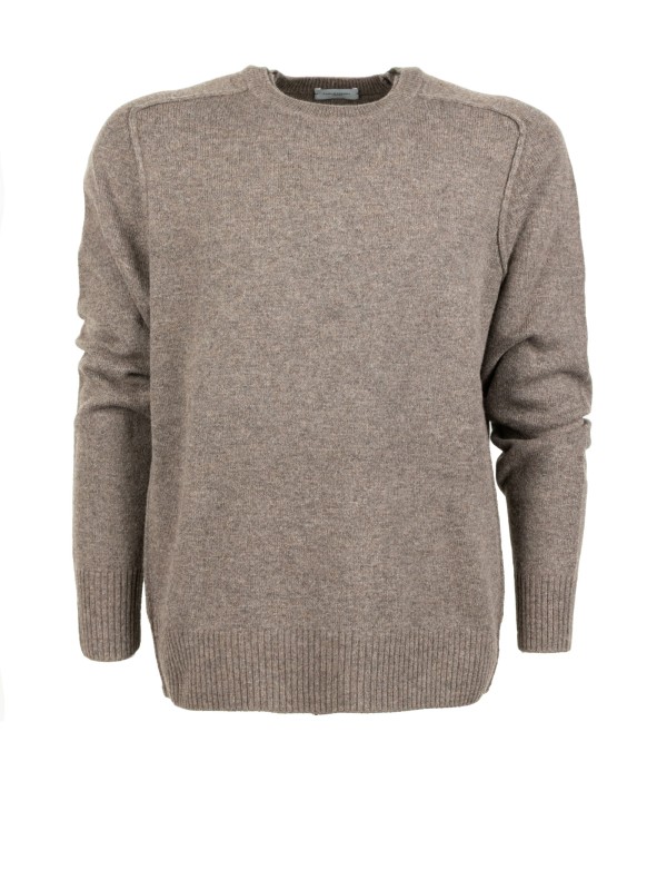 Maglia girocollo fango uomo