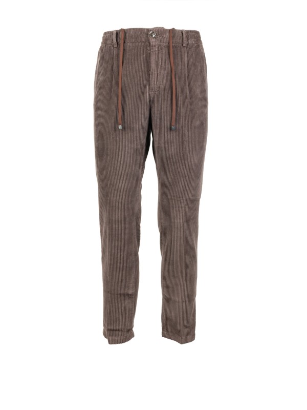 Pantalone uomo testa di moro con coulisse