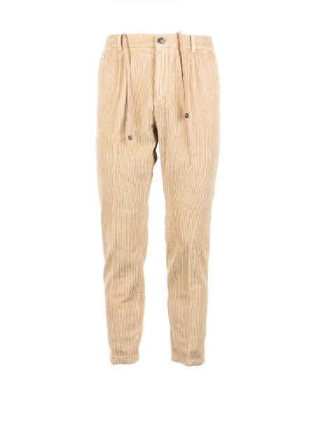 Men's Hazelnut Trousers with Drawstring