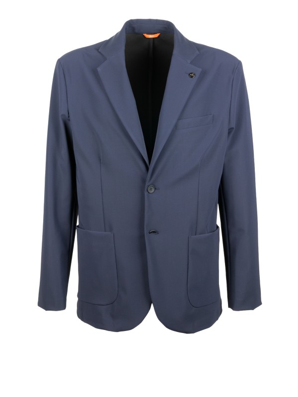 Giacca monopetto blu navy uomo