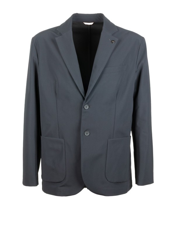 Giacca monopetto nera uomo