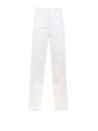 Women's High-Waisted White Trousers