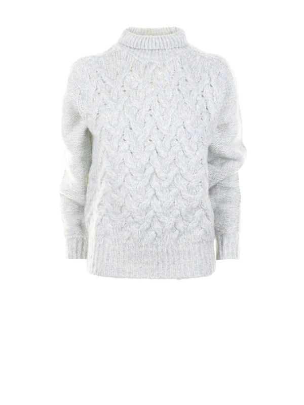 Dolcevita donna grigio chiaro Dolcevita donna grigio chiaro