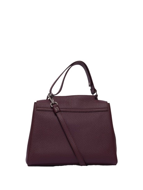 Borsa Sveva Soft Media chianti in pelle con tracolla