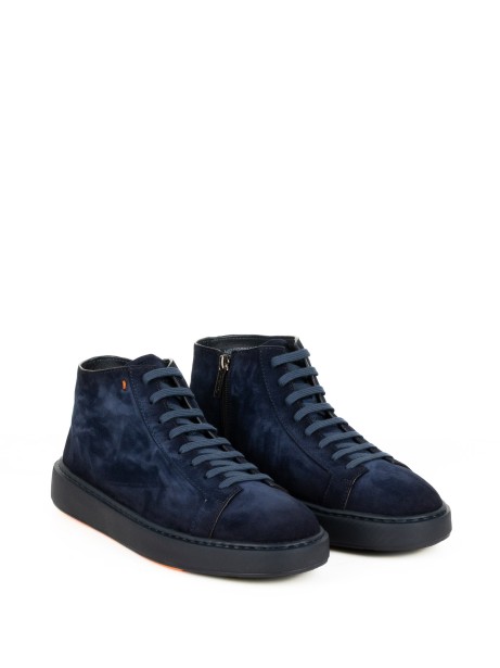 Polacco blu oceano in suede uomo 2