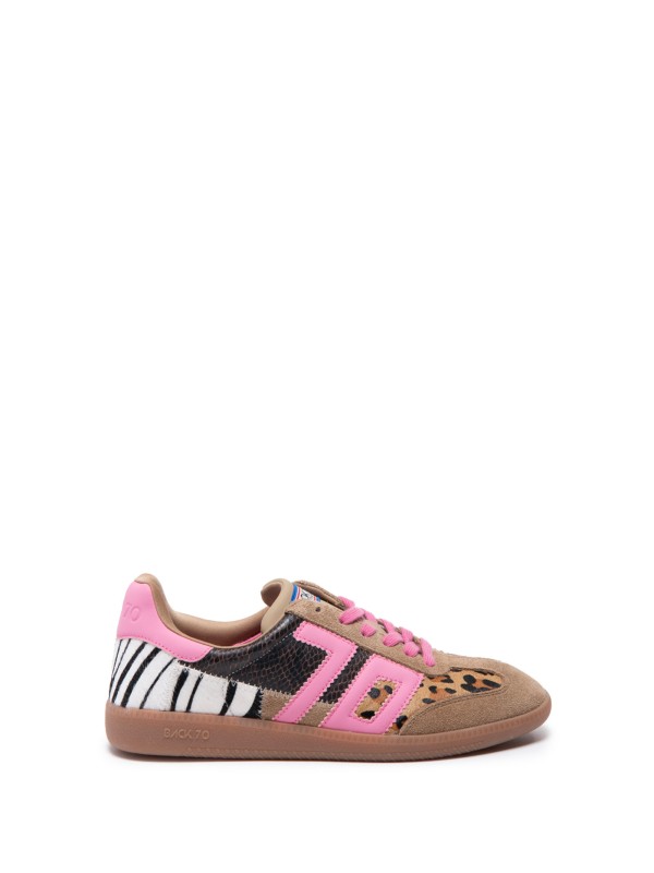 Sneakers Squid leopardato e zebrato