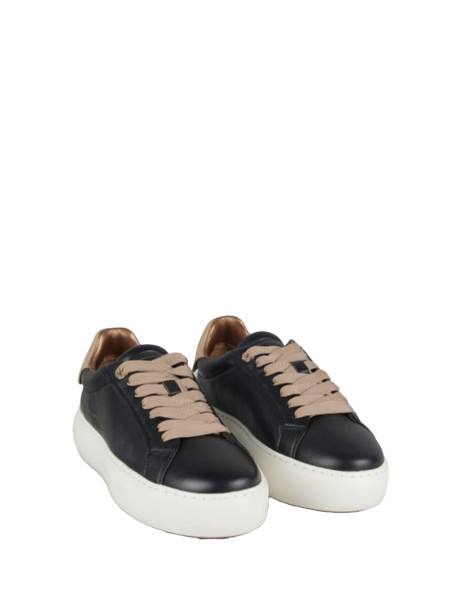 Sneaker Soho nero nude in pelle 2