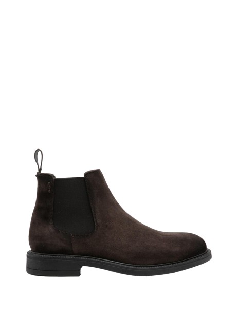Beatles dark brown suede