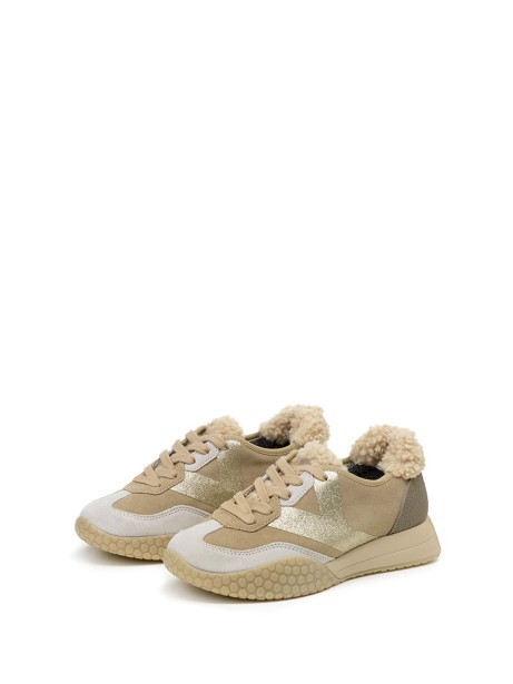 Sneakers donna noce e bronzo 2