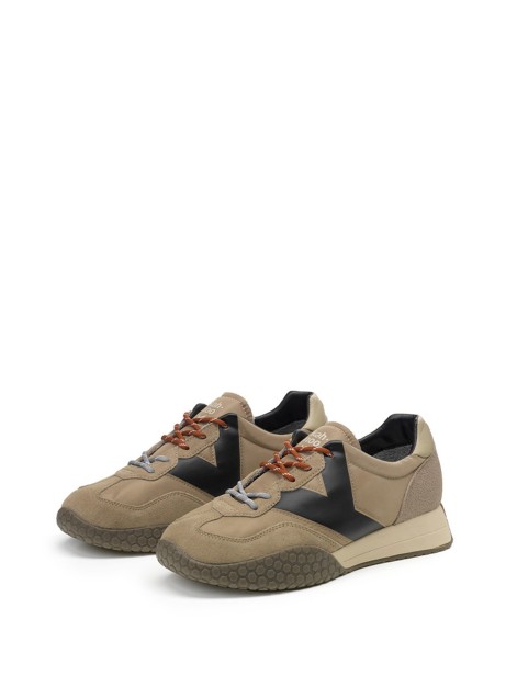 Sneakers uomo tortora nera 2