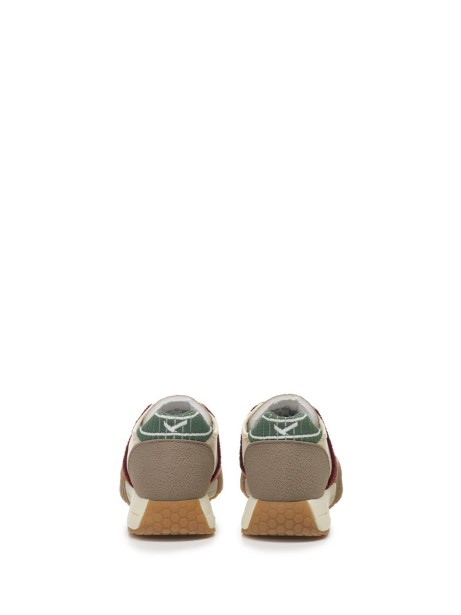 Sneakers donna noce e bordeaux