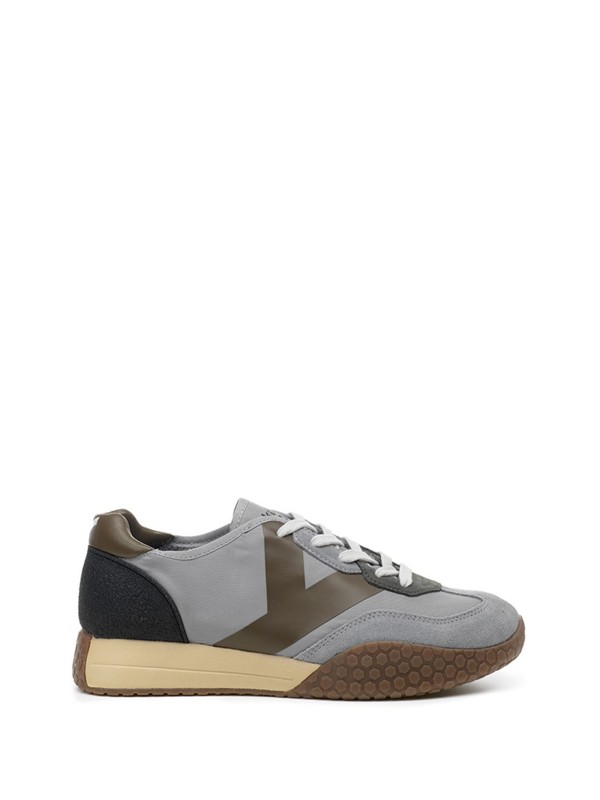 Sneakers uomo grigio marrone