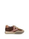 Sneakers donna marrone noce