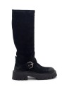 Black Suede Boot