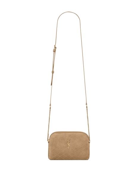 Pochette Gaby beige in suede