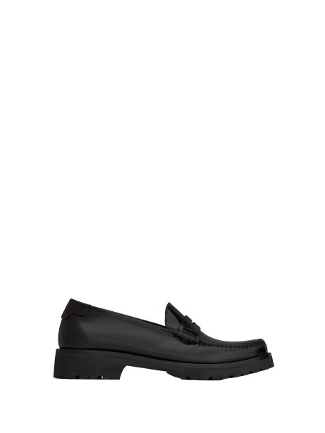Mocassini Le Loafer neri in pelle lucida