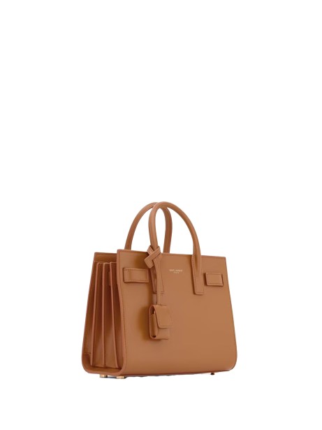Borsa Nano Sac De Jour in pelle liscia beige 2