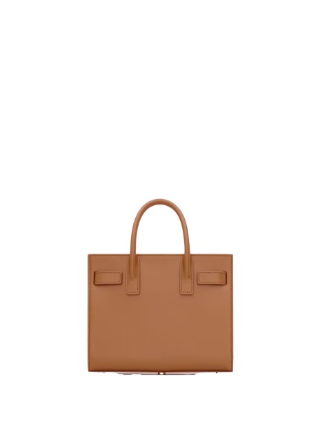 Borsa Nano Sac De Jour in pelle liscia beige