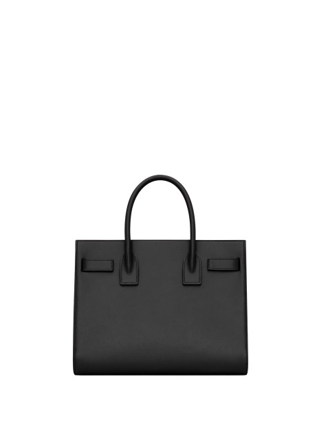 Borsa Sac De Jour nera in pelle liscia