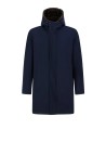 Parka uomo lungo blu navy