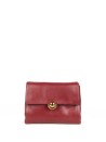 Borsa a spalla Domus M rossa in pelle
