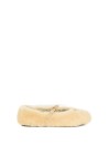 Caramel Sheepskin Ballerinas