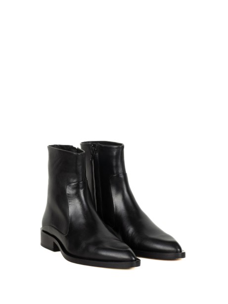 Women's Black Leather Harriet Ankle Boots 2